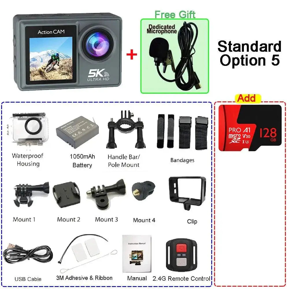 Stable Footage Action Camera - Surfing – Standard Option 4 / Without Touch Screen product view 10