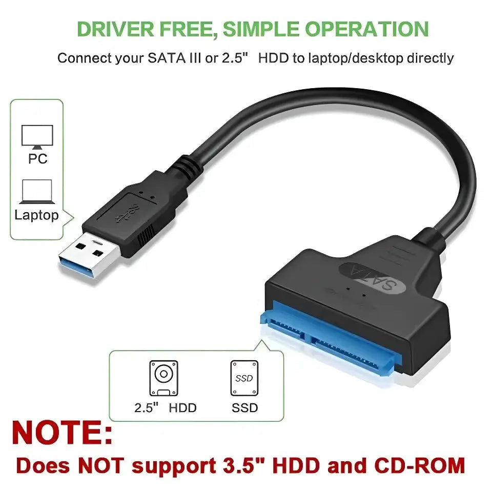 Sata Usb Cable - Quick Disk Backup — product view 2