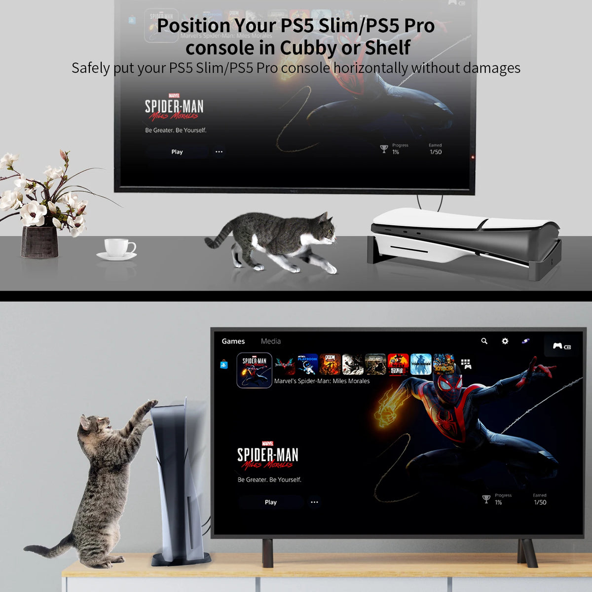 Console Stand for Organized Gaming
