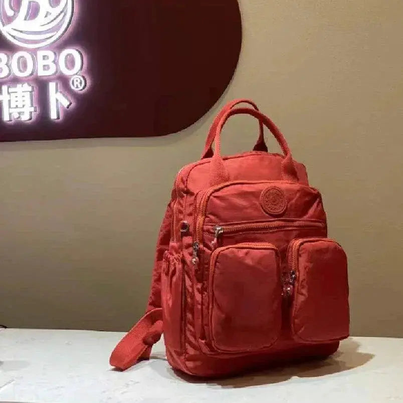 Stylish Waterproof Nylon Backpack With USB Port For Women