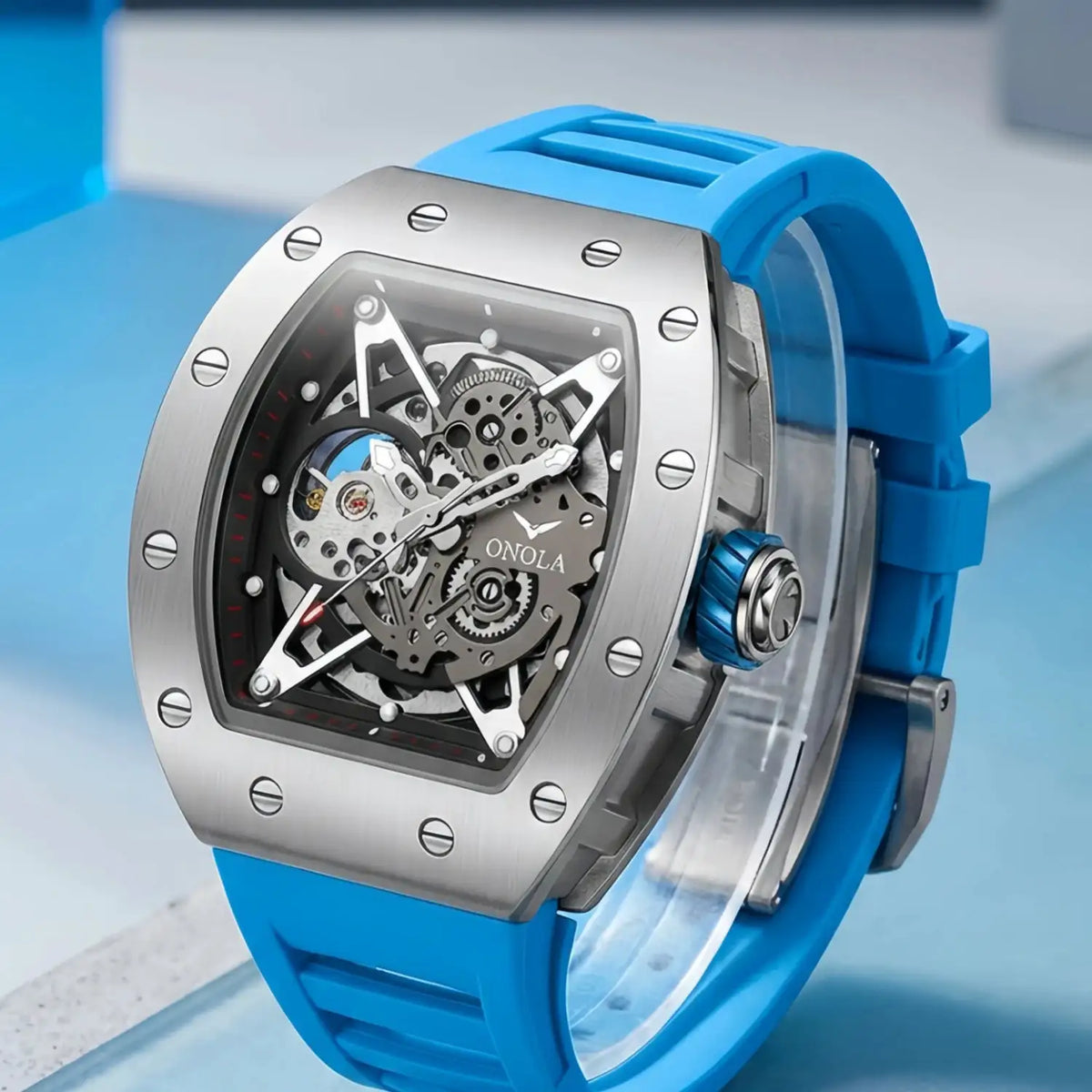 Luxury Men Tonneau Mechanical Watch — product image 2