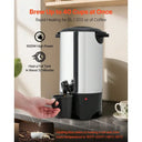 Commercial Coffee Urn, Cup L Hot Beverage Dispenser With Dripless