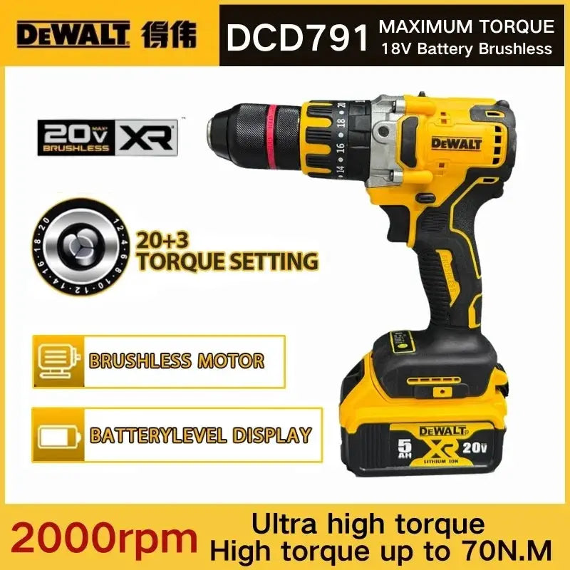 High Torque Cordless Drill for Pros — product view 8