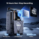 BOBLOV Body Camera Battery Night Vision Body Cam Battery Built