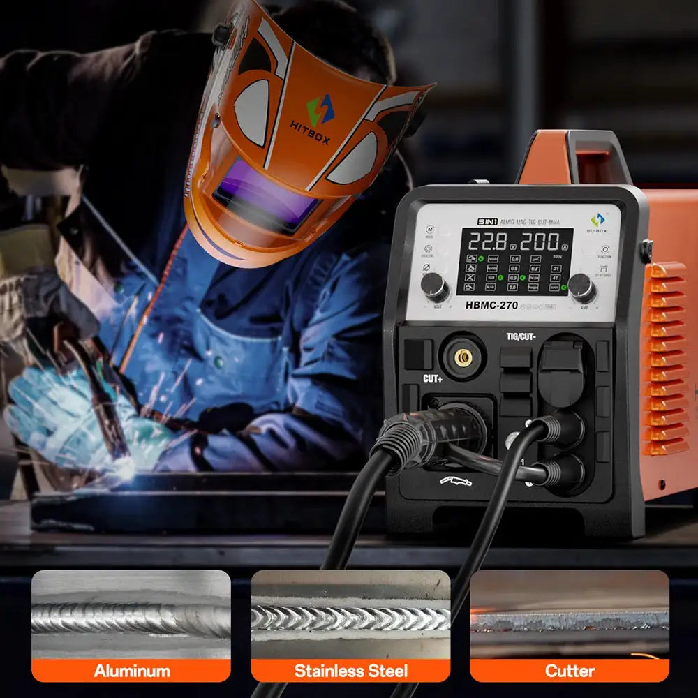 HITBOX HBMC270 Welding and Plasma Cutting Combo — product view 5