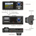Clear Front Interior Rear Dash Cam for Drivers Now