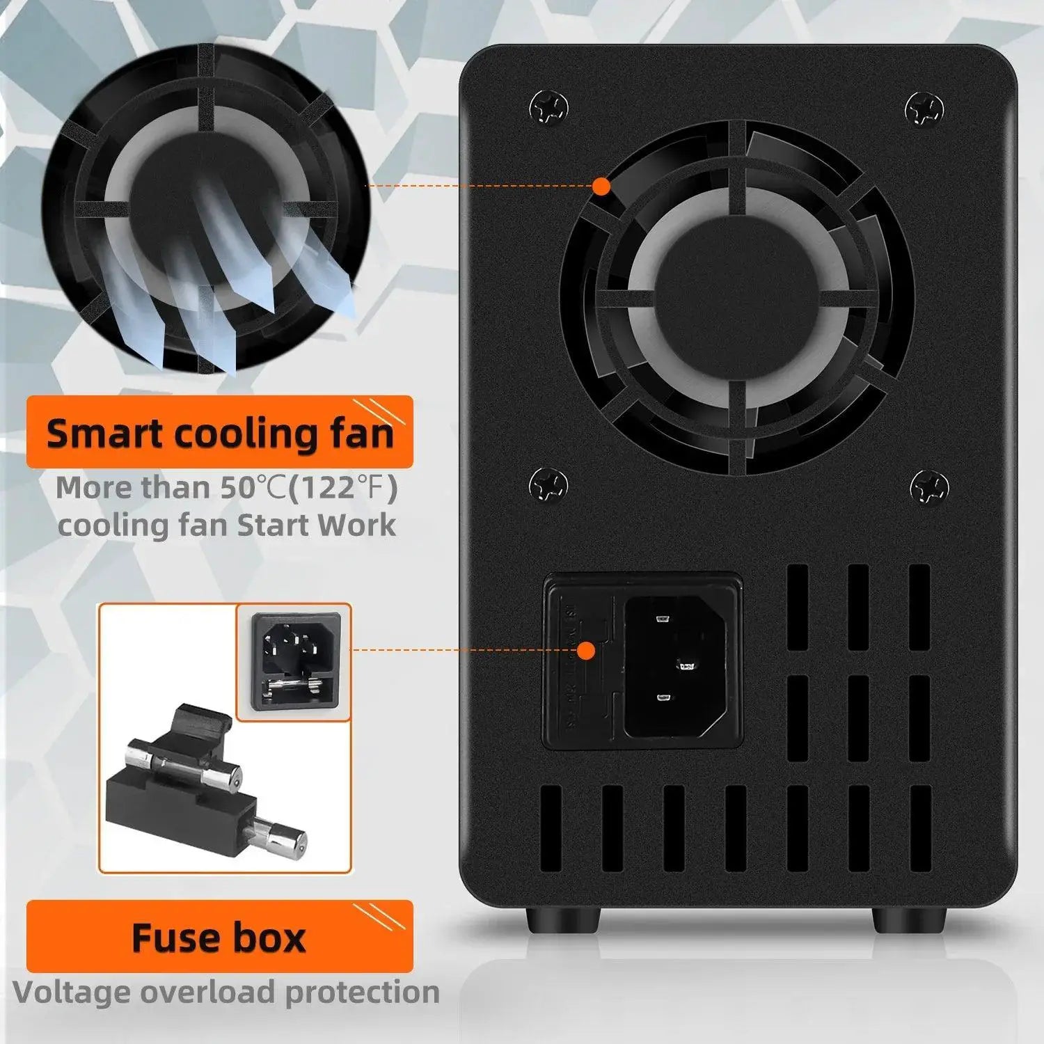 Adjustable Lab Power Supply High Efficiency Precision Control