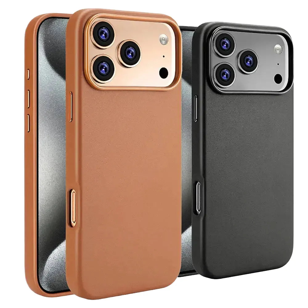 Magnetic Leather IPhone Case - Shockproof Magsafe — product view 1