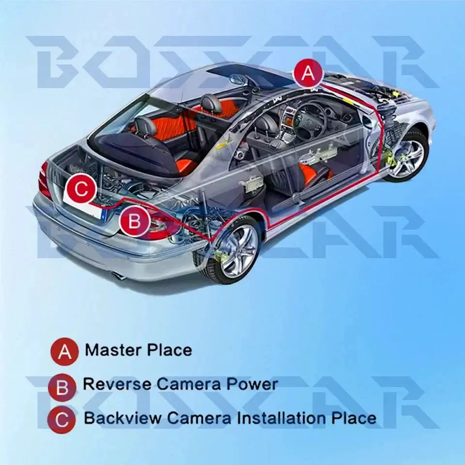 720P Car Rear View Backup Camera Waterproof 140 Degree Wide Angle For Junsun DVD - stepyours.com