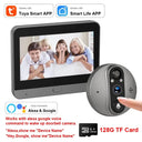 3MP WiFi Cat Eye Doorbell With 5000mAh Battery And Alexa Live View