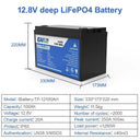 LiFePO4 Battery 100AH 12V - Reliable Solar Storage