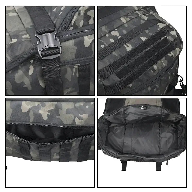 Large Duffle Bag Tactical Backpack For Hiking 40L 60L 80L