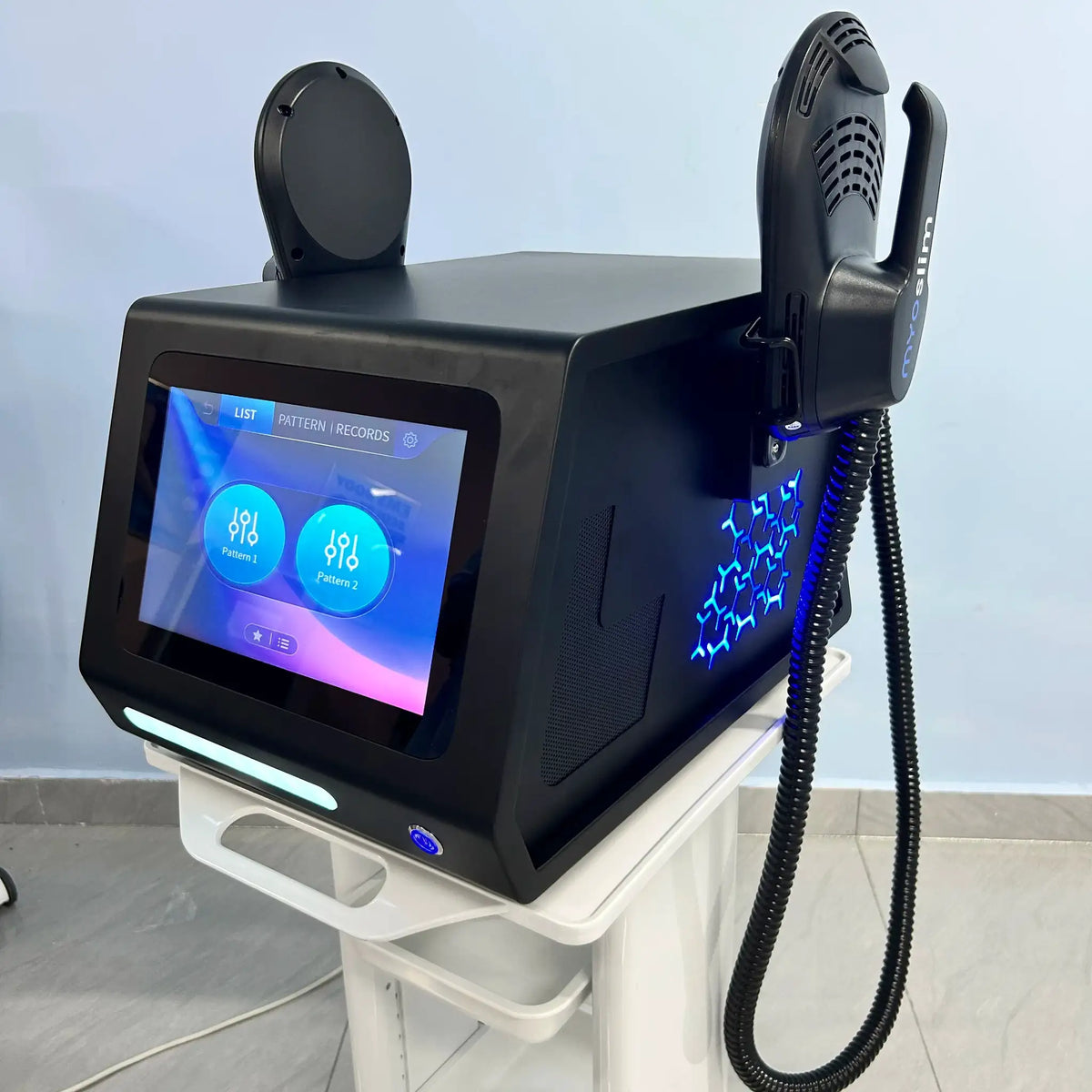 Myoslim EMS Body Sculpt Machine RF Sculpting Weight Loss Burning Fat Slimming Muscle Stimulation Equipment 15Tes 200Hz