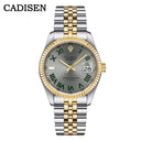 CADISEN 38MM Men's Automatic Mechanical Watch Luxury AR Sapphire Glass Waterproof Stainless Steel MIYOTA 8215 Men Wristwatch