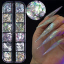 Aurora Sequins Shimmery Nail Flakes for Easy Application