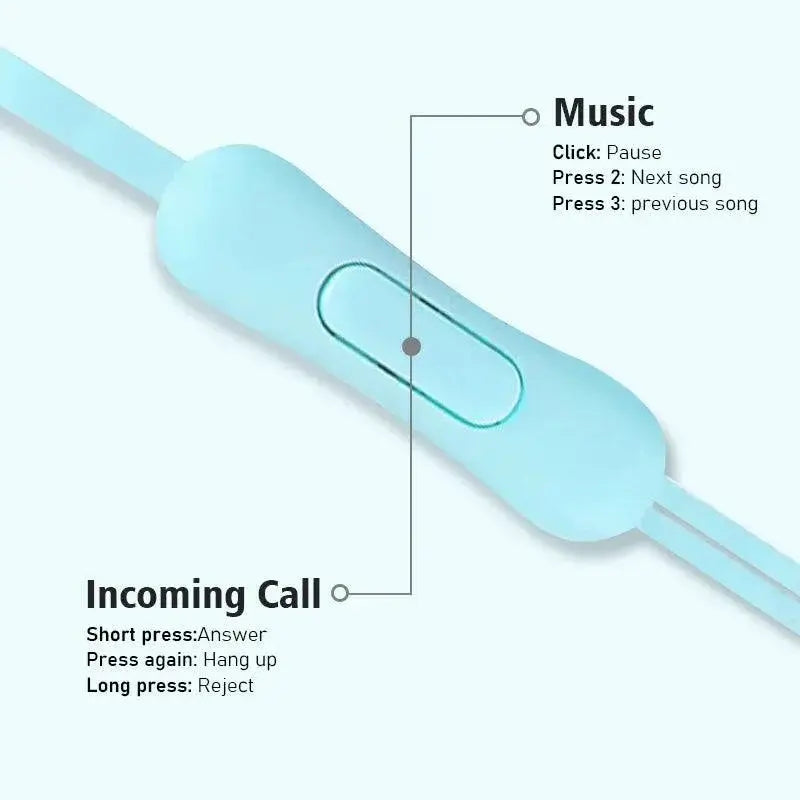 Olaf Dual Driver Earphones Enhanced Bass for Clear Calls
