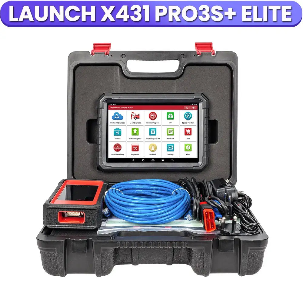LAUNCH X431 PRO3S+ ELITE Car Diagnostic Tools J2534 Program Topology Map ECU Coding Auto OBD OBD2 Scanner CANFD/DoIP/FCA