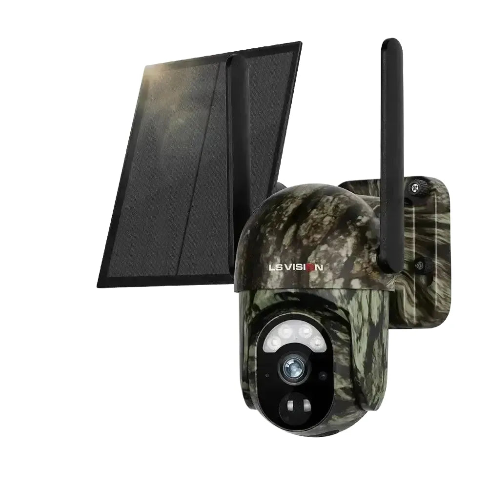 Solar Security Camera for Outdoor Use — WiFi Version Add 64G