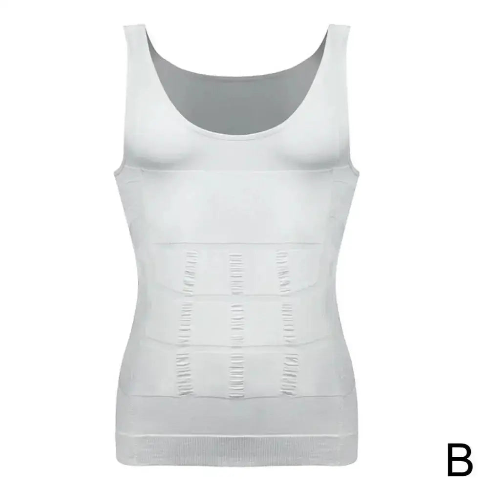 Mens Slimming Elastic Body Shapewear Vest For Fitness