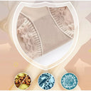 High Waist Tummy Control Lace Briefs for Postpartum Comfort