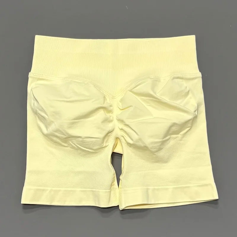 HISTELLO Seamless Scrunch Yoga Shorts