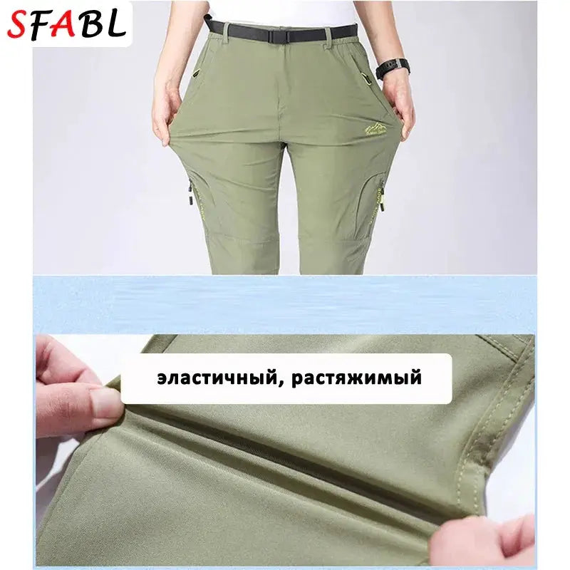 Men Outdoor Hiking Pants Quick Dry Travel Trousers L5XL