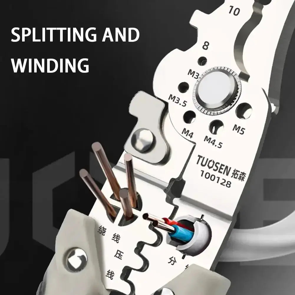 Crimping Cable Cutter And Automatic Wire Stripper Tool