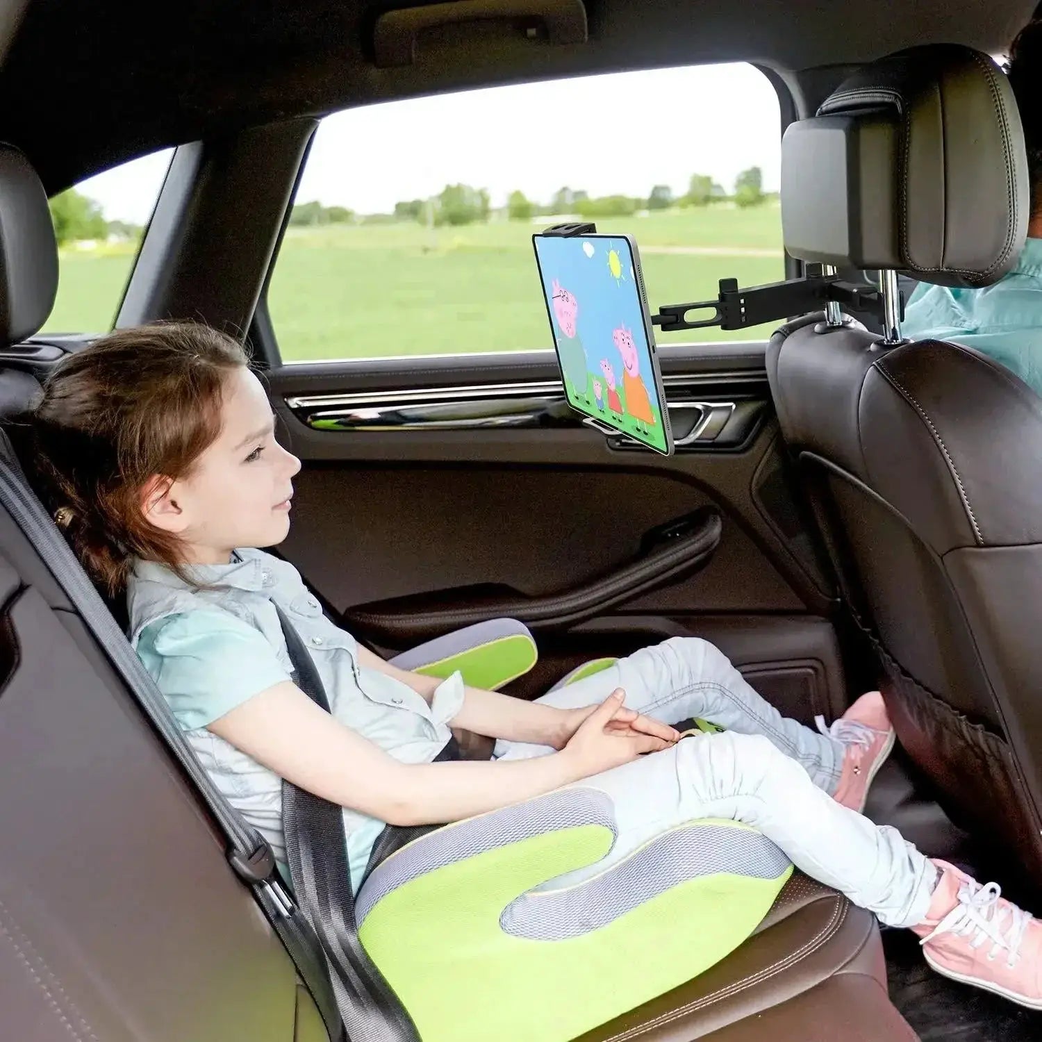 Telescopic Car Rear Pillow Phone Tablet Rotating Bracket