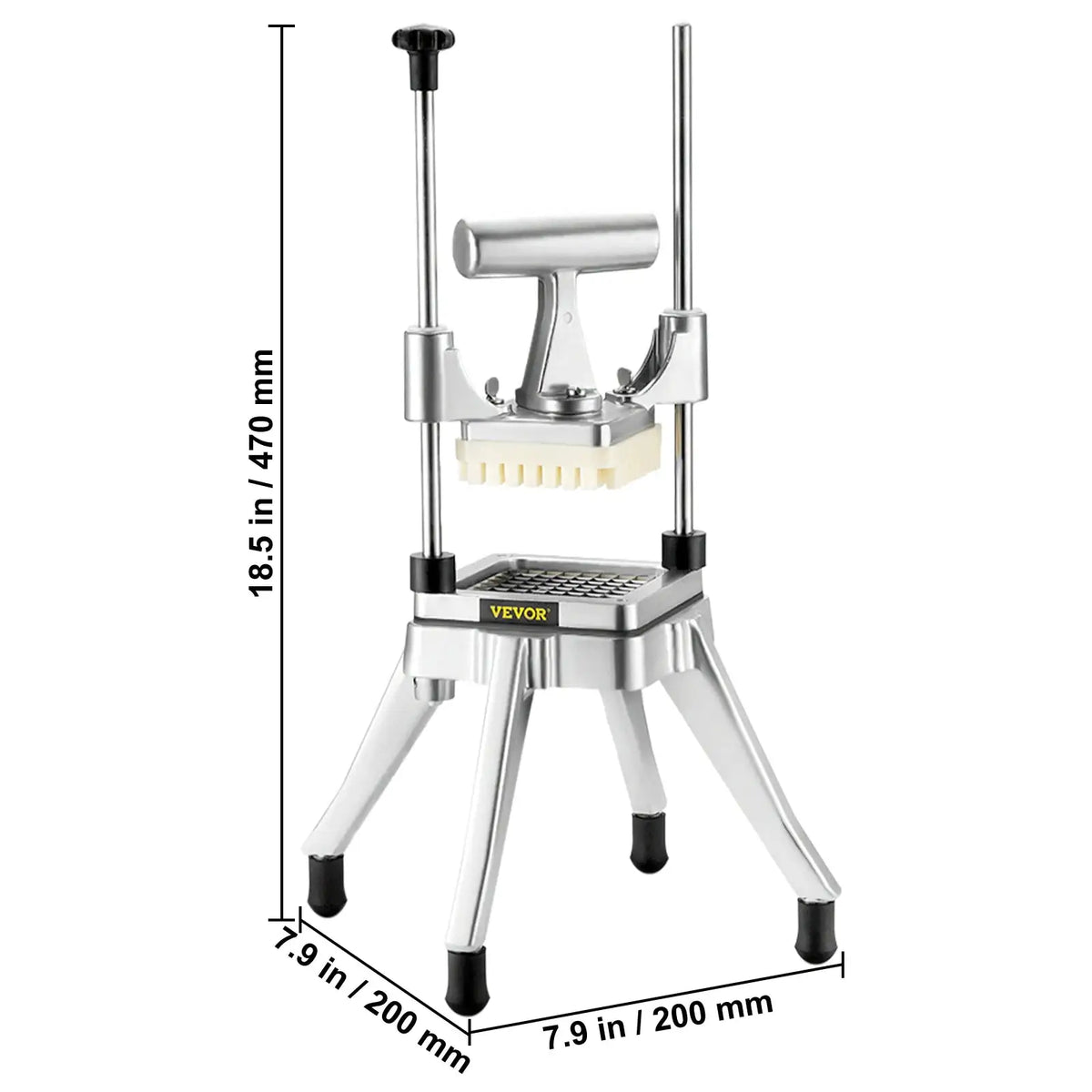 VEVOR Commercial Vegetable Fruit Chopper Heavy Duty Food Dicer — product view 7