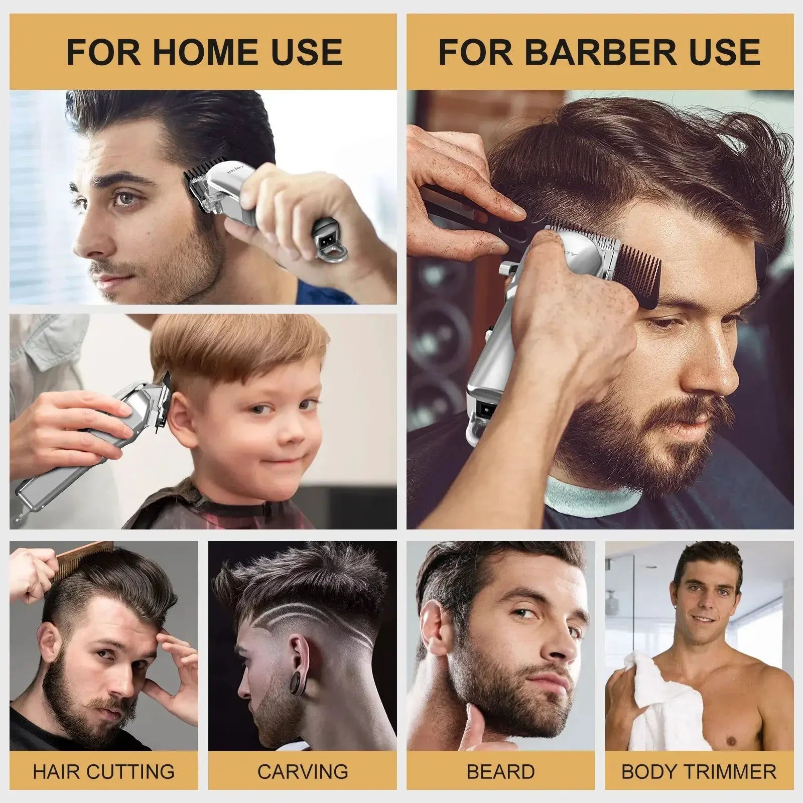 Sejoy Cordless Electric Hair Trimmer Professional Shaver