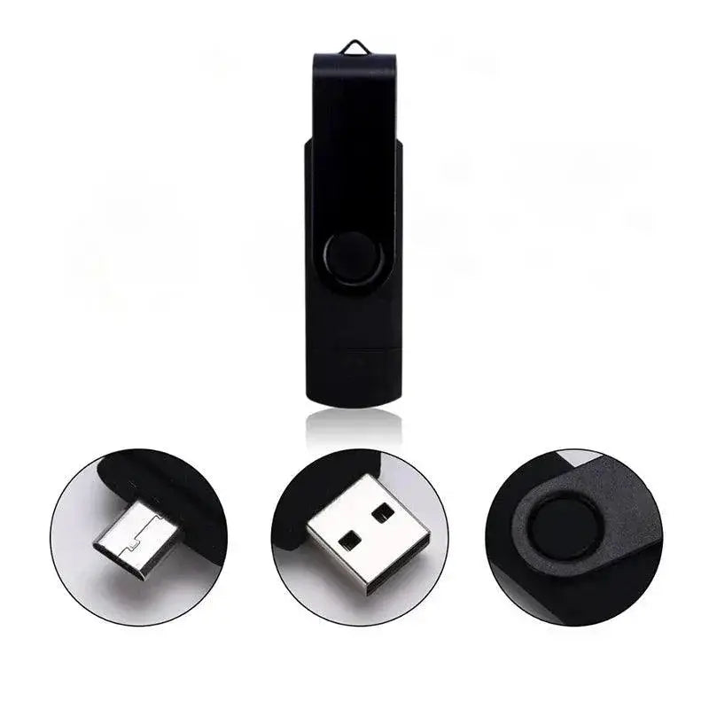 USB Flash Drive 3 In 1 Metal Pen Drive High Capacity 2TB