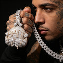 Iced Out Round D Number