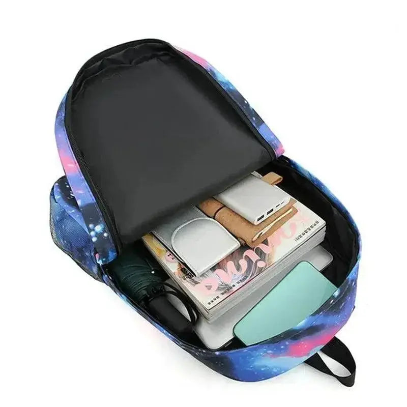 Miniso Disney Stitch Kids Backpack Cartoon Print Schoolbag