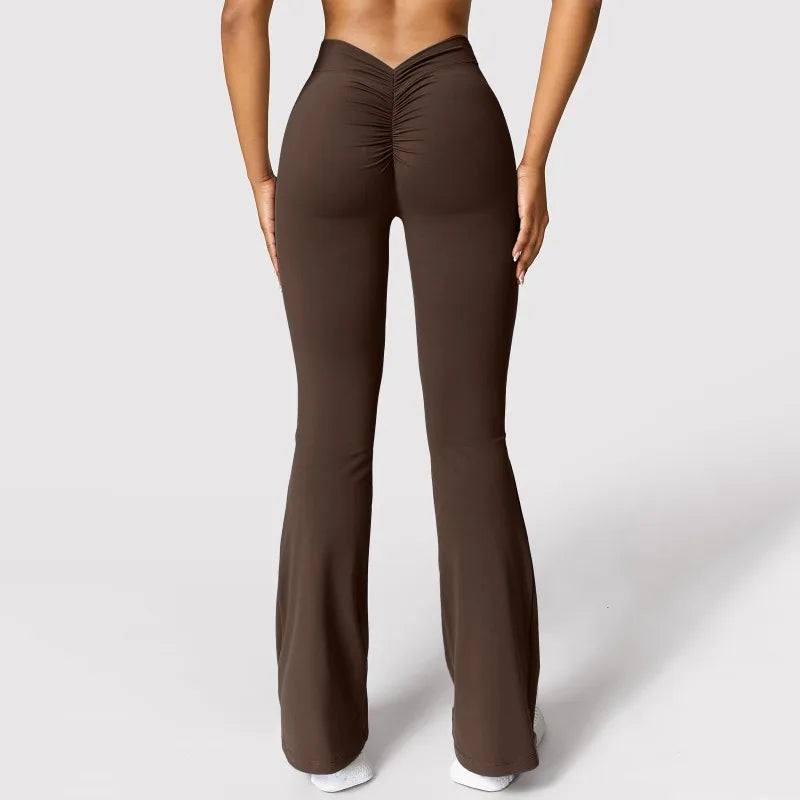 High Waist Flared Yoga Leggings