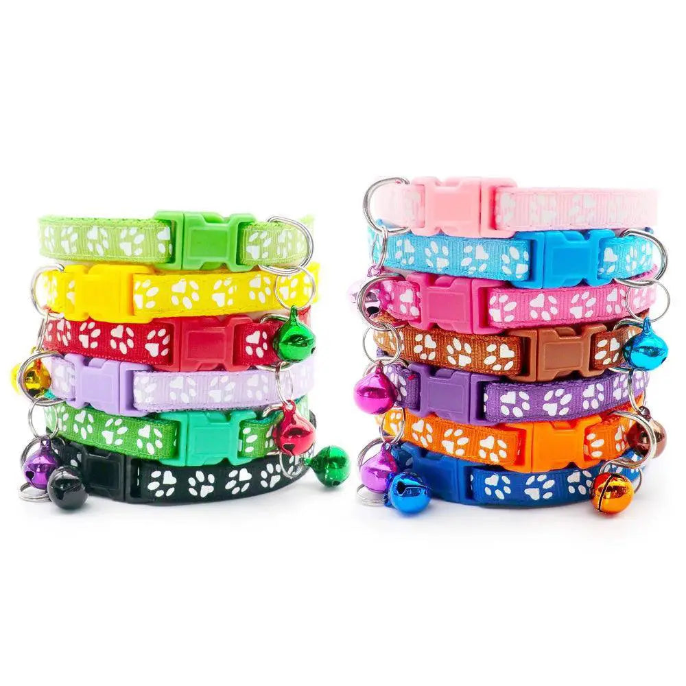 Wholesale Cat Collars With Bell Adjustable Safety Necklaces