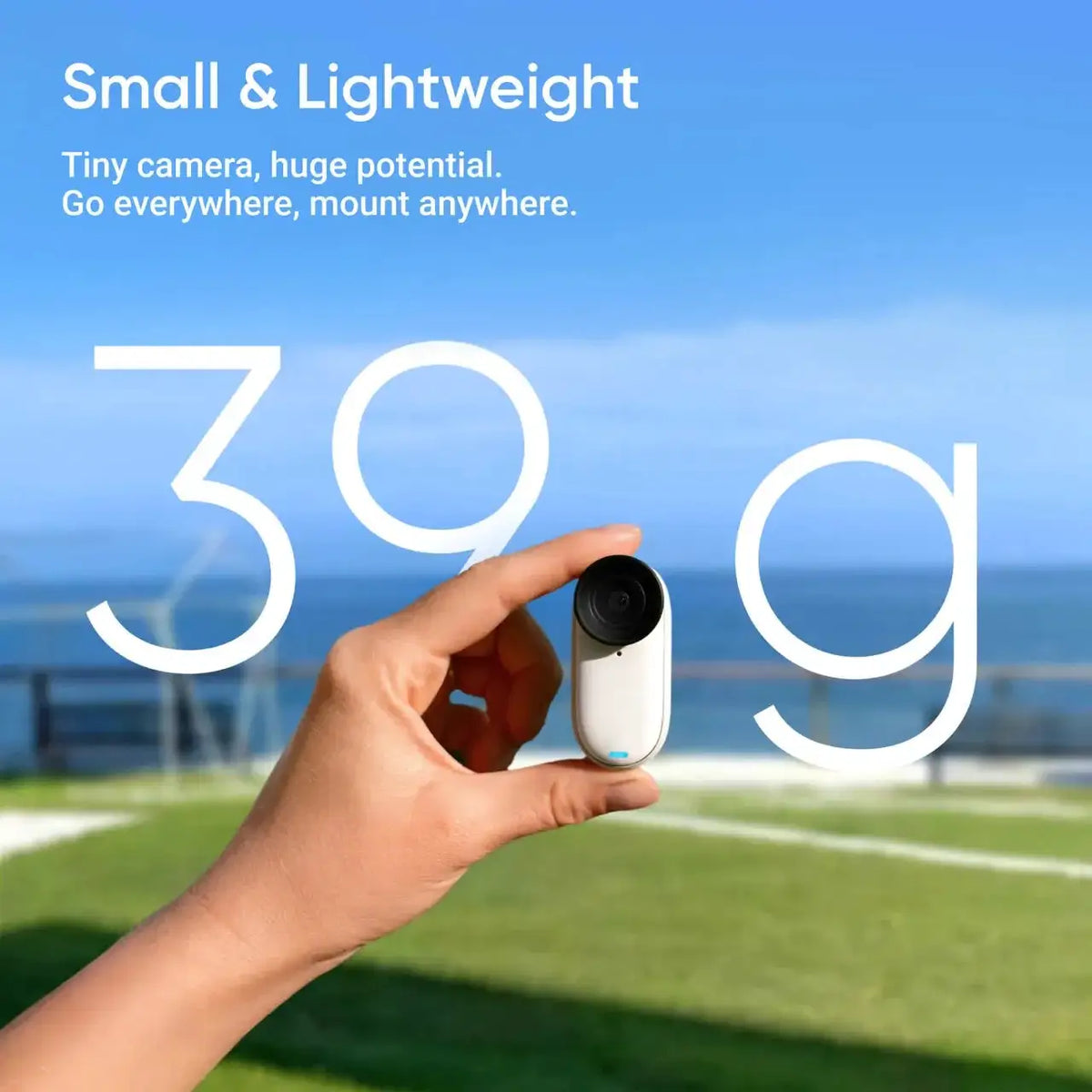Insta360 GO 3S Tiny Action Camera Refurbished 4K 30FPS FlowState Stabilization 10M Waterproof Digital Camera for Vlogging WiFi Bluetooth With Action Pod Touch Screen