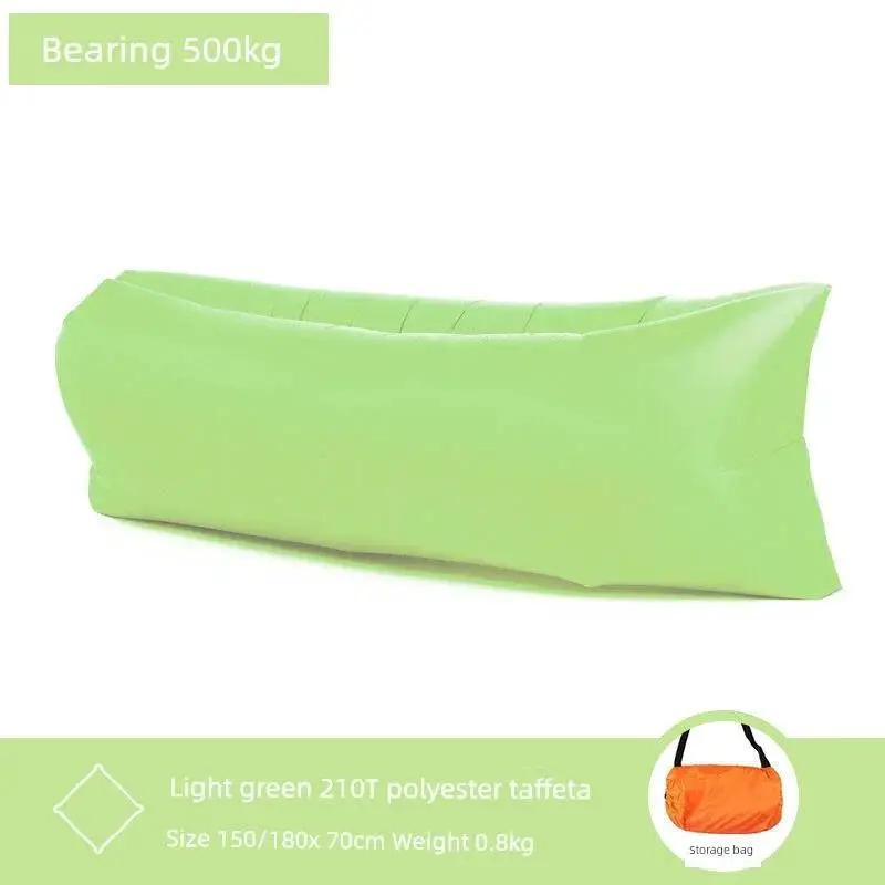 Instant Comfort Outdoor Sofa for Camping — Lemon yellow [bearing 500kg/thickened polyester fabric] storage bag
