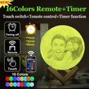 Moon Lamp: Customizable Photo Personalized Night Light