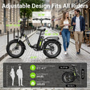 Spacewalk Foldable Electric Bike 1500W