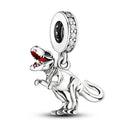 Sterling Silver Fire Dragon T-rex