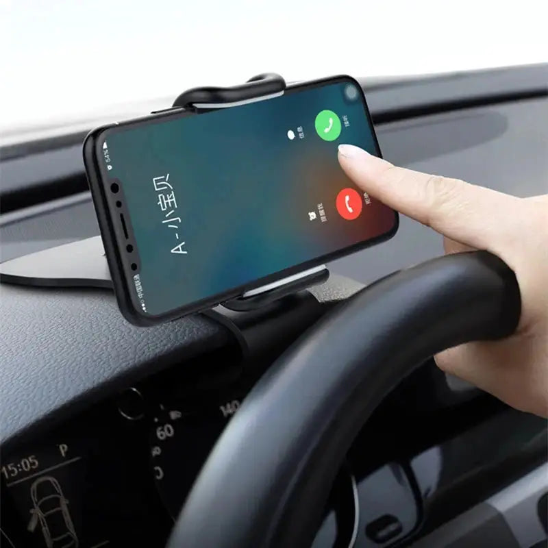 Universal 360 Rotatable Car Phone Holder Dashboard Stand Auto Grip Bracket Mobile Cell Phone Support Rack