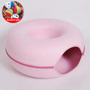 Donut Cat Bed Tunnel Interactive Toy for Kittens