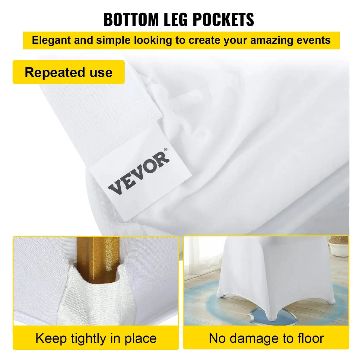 Stretch Spandex Banquet Chair Covers — product image 5