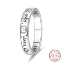 Authentic Sterling Silver Ring Romantic