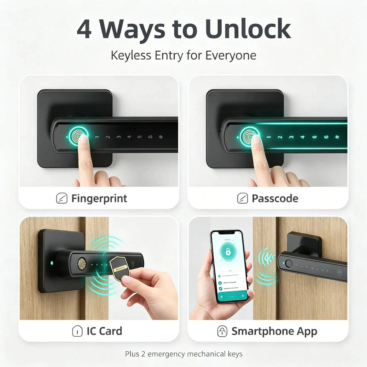 Smart Lock - Fingerprint Secure Keyless — product view 3