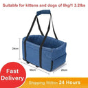 Portable Pet Safety Seat & Travel Carrier for Small Pets