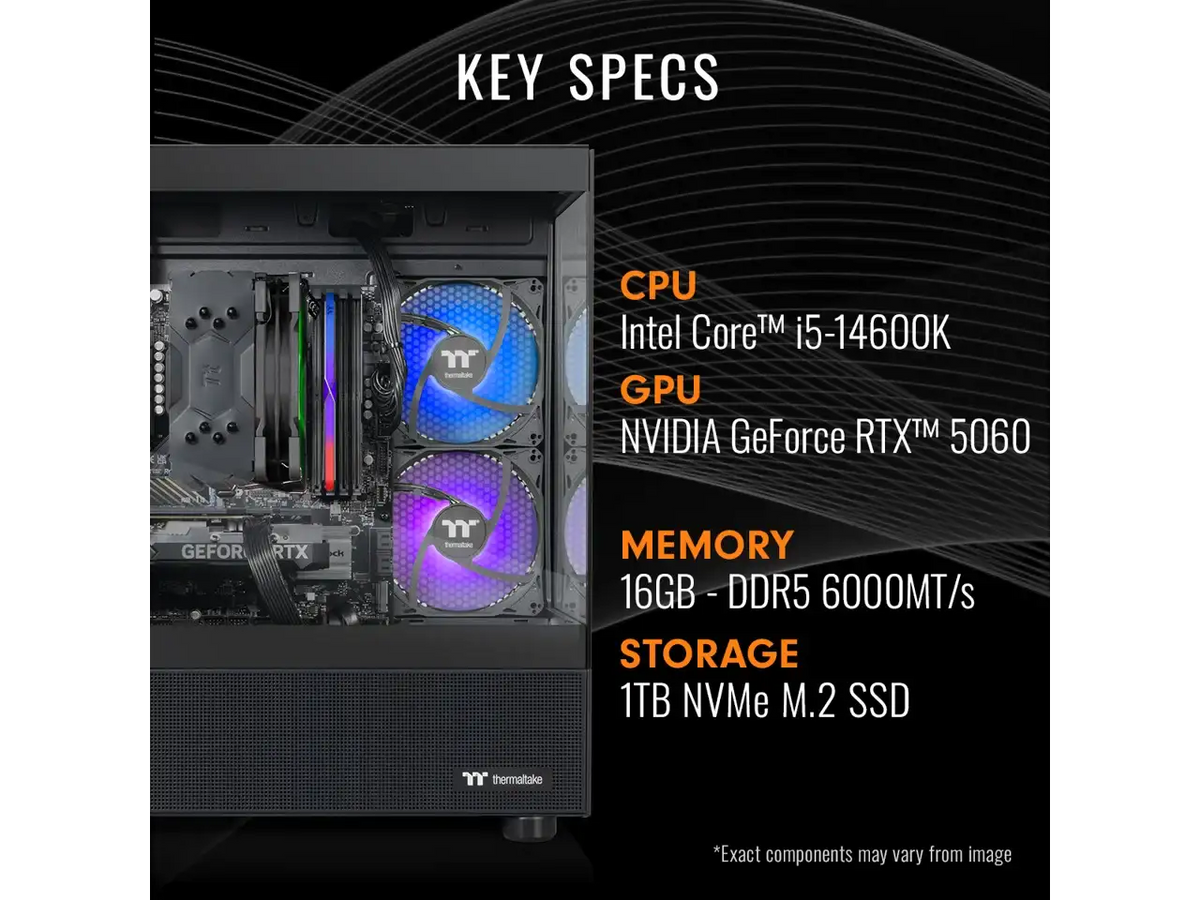 Thermaltake LCGS NE Gaming Desktop (Intel Core , ToughRam — product view 2