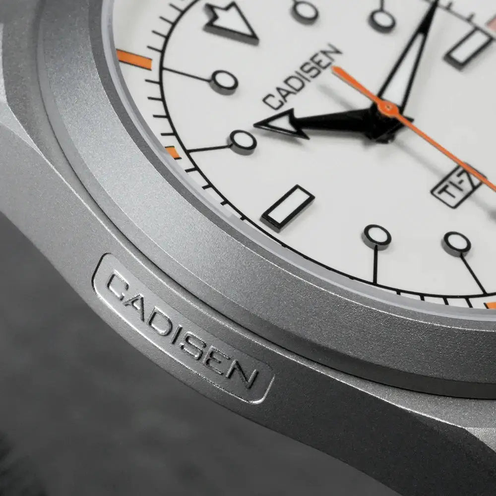 CADISEN TI-7 Autodyne Titanium Automatic Mechanical Watch Man Canvas Wristwatch MIYOTA 8215 Watches USA Warehouse Delivery