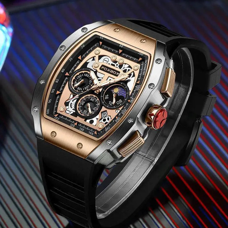 LIGE Foxbox Mens Waterproof Chronograph Watch Durable