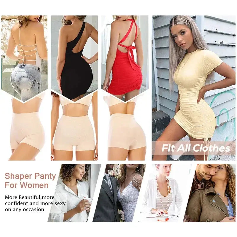 High Waist Tummy Control Shaper Shorts For Women Seamless